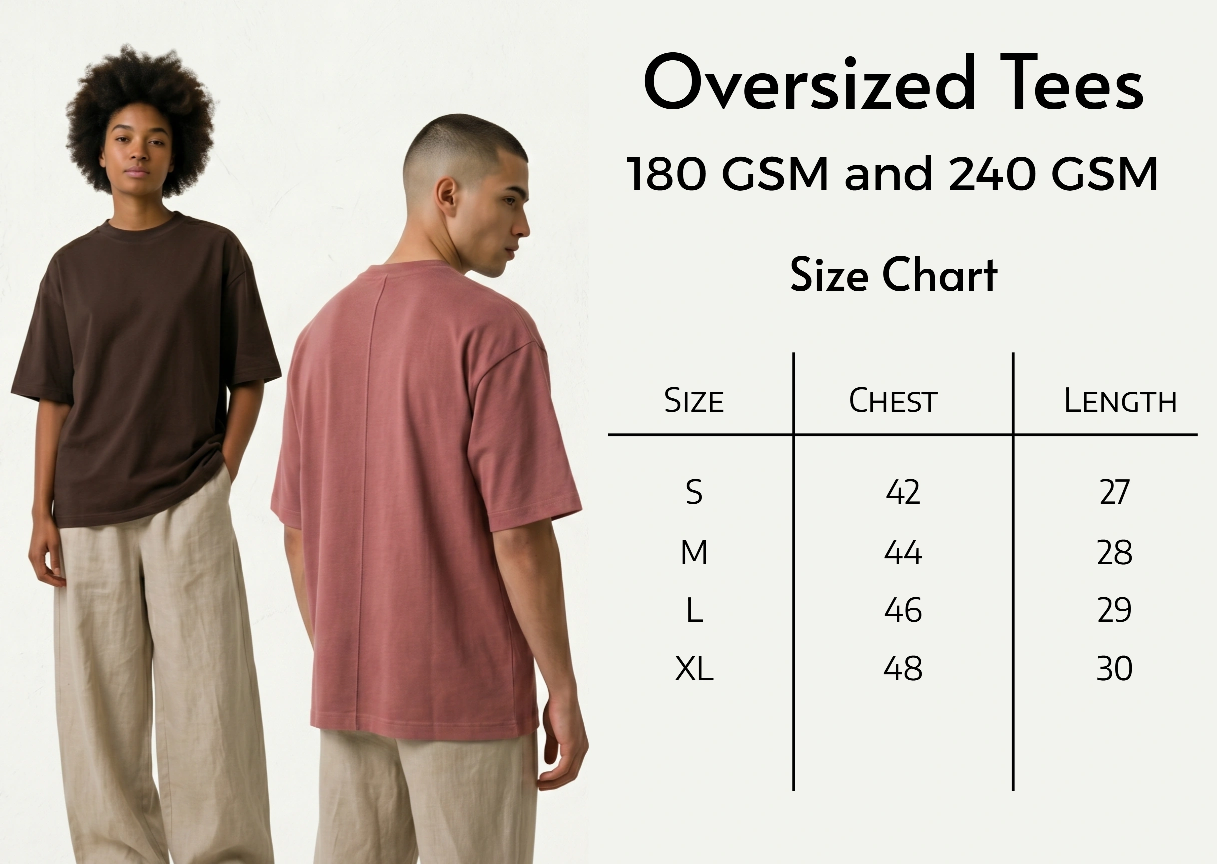 TEESWALKER OVERSIZED T-SHIRTS